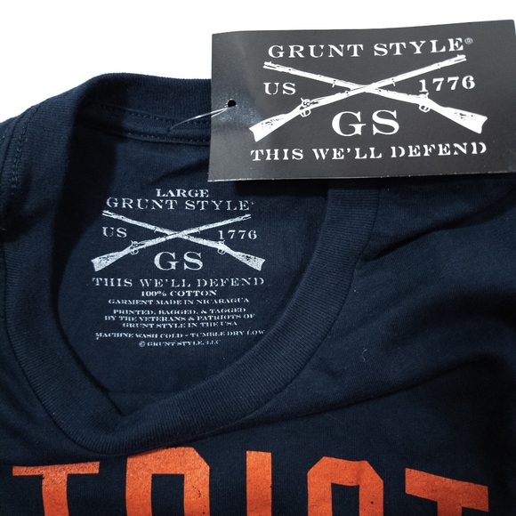 Grunt Style Men's Patriotic Zero F's Given T-Shirt - Picture 6 of 8